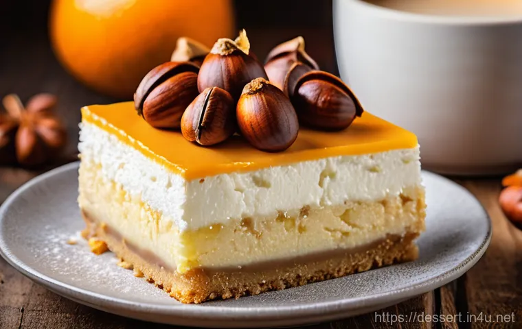 크림치즈 케이크 - Image Prompt 1: Cozy Autumn Marron Mont Blanc Cheesecake** 크림치즈 케이크 - Image Prompt 1: Cozy Autumn Marron Mont Blanc Cheesecake**