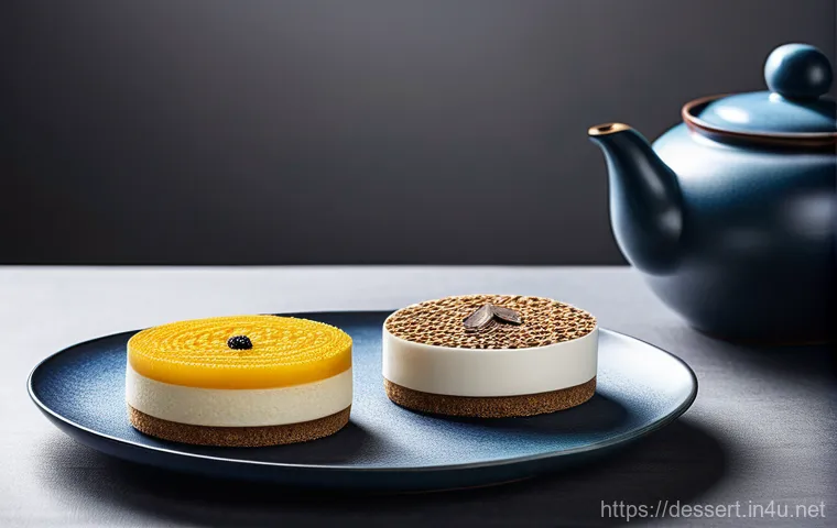 디저트 모양 변화 - **Aesthetic and Trendy Cafe Desserts:**
A vibrant, inviting close-up shot of a modern cafe displ... 디저트 모양 변화 - **Aesthetic and Trendy Cafe Desserts:**
A vibrant, inviting close-up shot of a modern cafe displ...